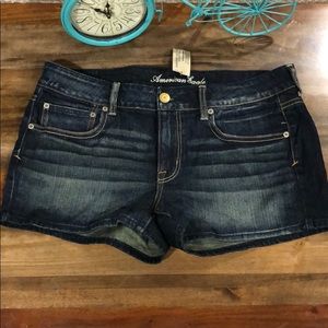 New Denim Midi Shorts